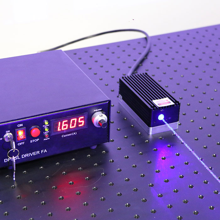 415nm 2W Semiconductor Laser Blue-violet Laser Source For Scientific Research